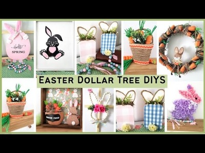 Dollar Tree Easter DIYS| Easter Collaboration | Adorable Decor Ideas ????????