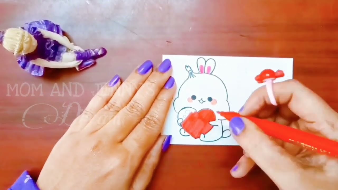 Easy last minute card for your loved ones.BTS craft idea.❤Diy heart envelope.Valentine day card idea