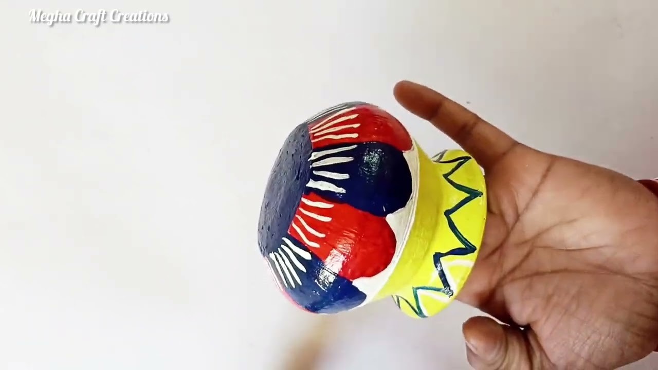 Easy Pot Painting Ideas.Pot Decoration Ideas.Diy Pot Painting.Simple Pot Painting