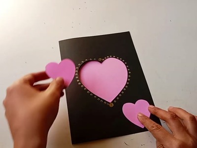Easy Valentine's Day Card | DIY Love Card  |  Beautiful Card for valentine's day@maheesdecor