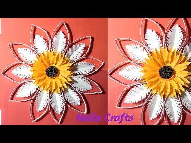 Easy wall hanging  _ paper wallmate _ diy _ home decor @nailacrafts