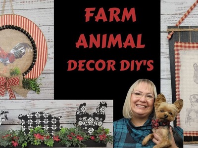 FARM ANIMAL DECOR DIY'S