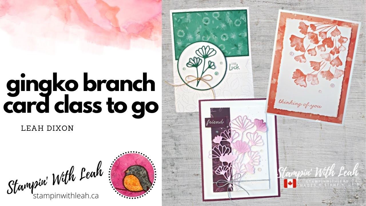 Gingko Branch Card Class To Go