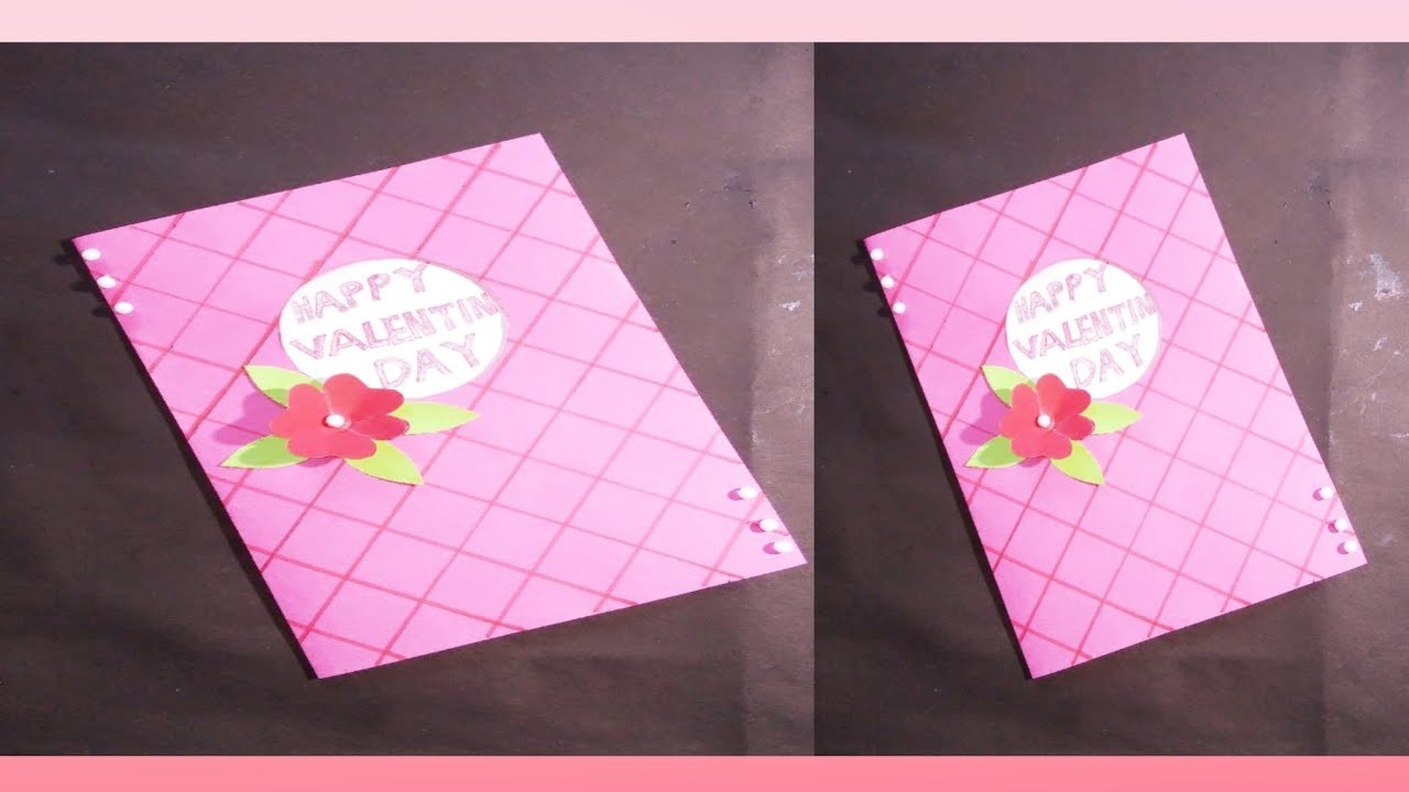 Handmade Valentine's Day gift ideas | Valentine day greeting card. Handmade craft ideas Valentine's