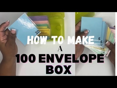How to Make a 100 Envelope Challenge Box || 100 Envelope Savings Challenge || Toriibudgets