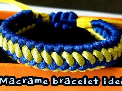 How to Make Easy Bracelet | Cara Buat Simpul Gelang Tali | How to Make Macrame Bracelets