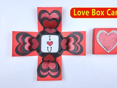 How to Make Love Box Card. DIY Gift Cards. Easy Paper Crafts