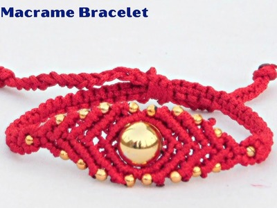 How To Make Macrame Bracelet At Home | DIY-Macrame Bracelet Tutorial