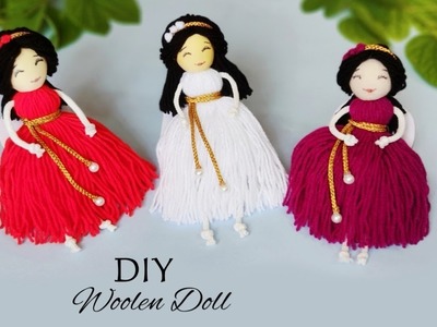 How to make yarn.woolen Doll at home | Easy Doll Making Tutorial | DIY Room Decor | handmade doll