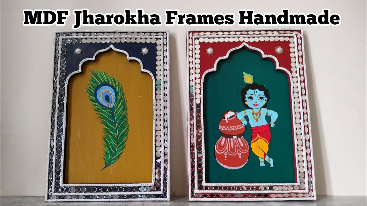 Jharokha Frames diy Decor #mdf #walldecor #handmade
