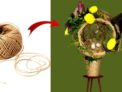 Jute rope craft idea with balloon || Home decorating ideas handmade || ART Master