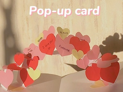 ????Paper diy ???? | Easy 3D pop up card |  Gift idea for Valentine's Day , Mother Day, Father Day.