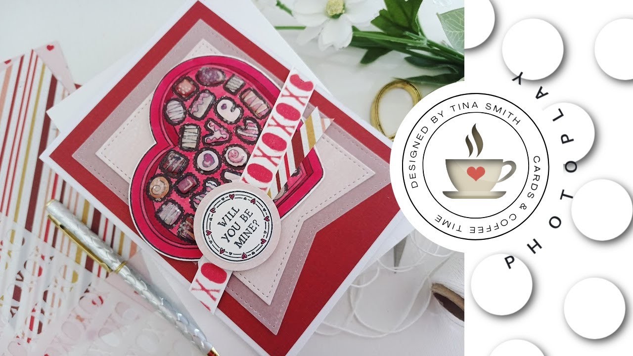 Patterned Paper Play | A Valentine with the Cupid's Sweetheart Cafe Collection by Photoplay Paper