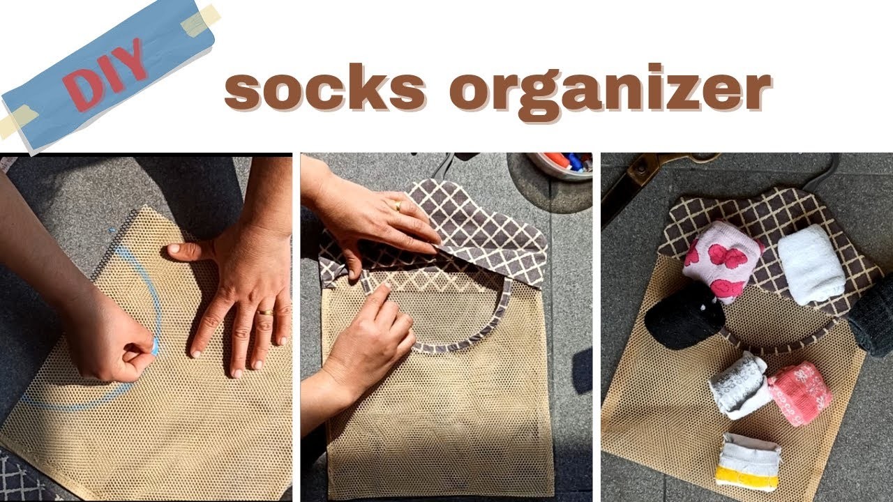 Socks organizer: How to make easy and simple Socks organizer|