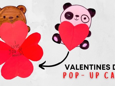 Valentine's Day Pop- Up Card | Cute Crafts