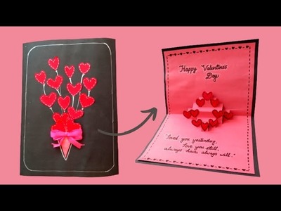 Valentines Day Card | DIY Valentine Card For Loved One | Love Greeting Cards Latest Design Handmade