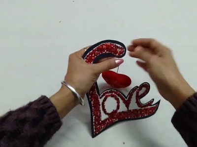Valentines Day Special DIY Craft. Room Decor. Easy and Quick Valentine's Day Decoration Idea