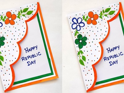 ???? White Page ???? DIY Republic Day Greeting Card. DIY Greeting Card. Republic Day 2023