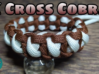 XCross Cobra weave Paracord bracelet.How to make