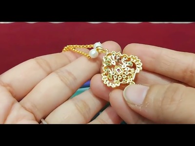 1 gram gold chain with locket collection 199 only ✨️ for order 9154976577