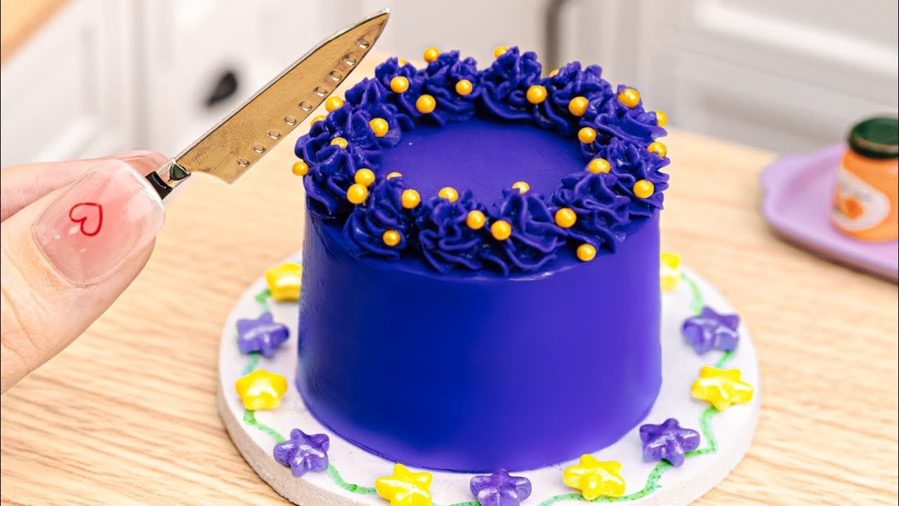 1000+ Satisfying Miniature Cake Decorating l Tiny Chocolate Cake Purple Cake Ideas By Yummy Bakery