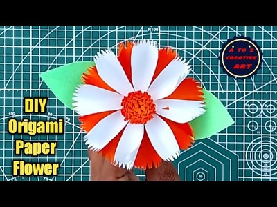 Beautiful Paper Flower Tutorial. Easy Paper Flower Decor. Paper Flower @ATOZCREATIVEART