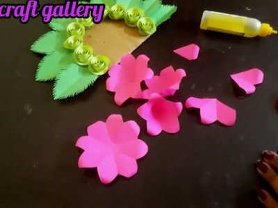 Beautiful paper wall hanging.pls watch this video.