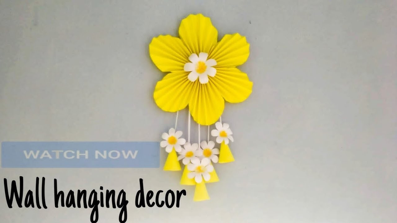 Beautiful paper wall hanging || DIY paper craft home decor || Cardboard reuse || Crafty Girl Studio