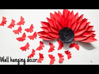 Beautiful☺️❣️ Paper wall hanging || DIY paper craft home decor || Crafty Girl Studio