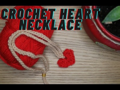 Crochet Heart Long Necklace Tutorial| Valentine's Day Special | Gift for your Loved Ones
