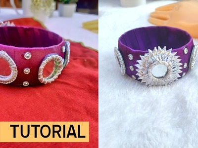 DIY Gota Bangle Making | How to Make Ribbon Gota Bangles | Handmade Gota Jewelry