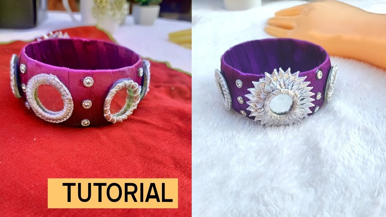 DIY Gota Bangle Making | How to Make Ribbon Gota Bangles | Handmade Gota Jewelry