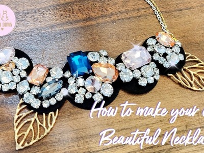 DIY Necklace with sparkling beads | How to make yourself a beautiful necklace