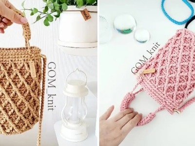 Easy crochet bag for beginners،Crochet mobile phone case