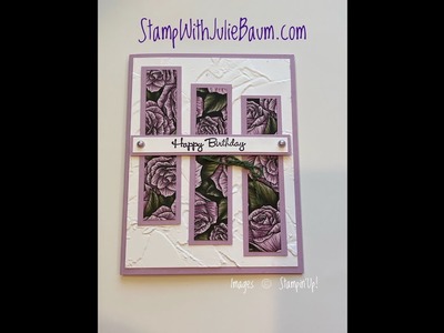 Favored Flowers panels-a Stamp Club project