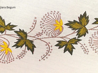 "Hand-Embroidered Scarf Borders: Unique Designs to Try at Home"