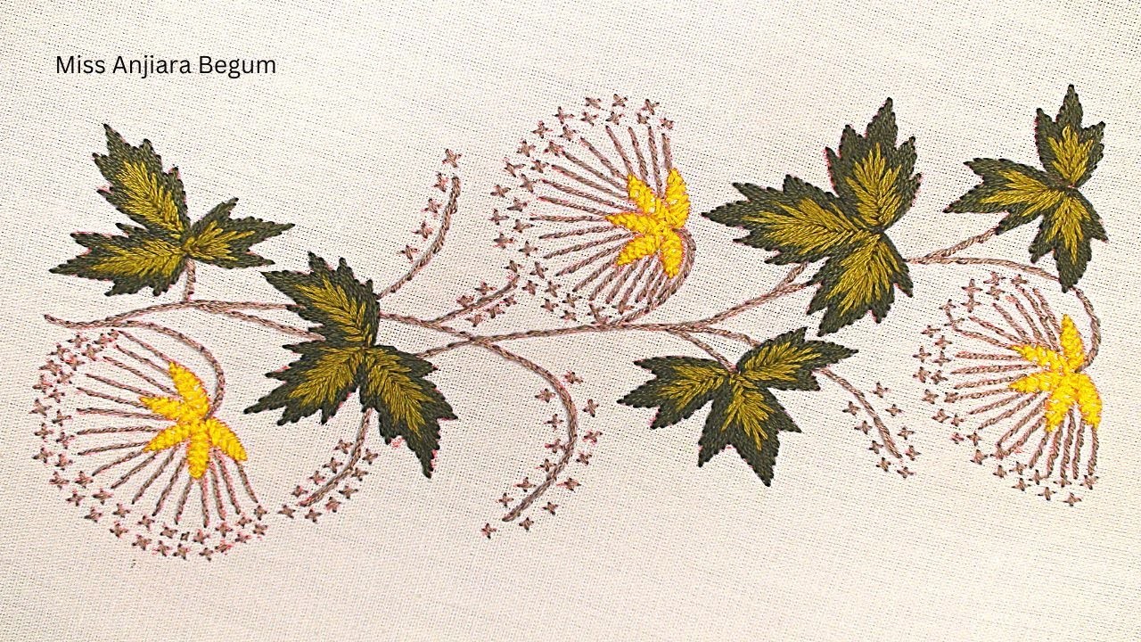 "Hand-Embroidered Scarf Borders: Unique Designs to Try at Home"