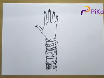 How to Draw a Bracelet Easy step by step