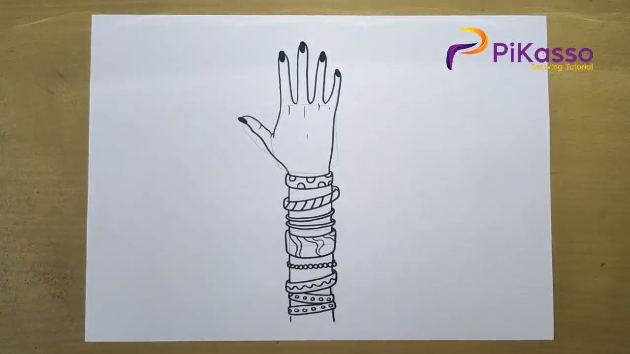 How to Draw a Bracelet Easy step by step