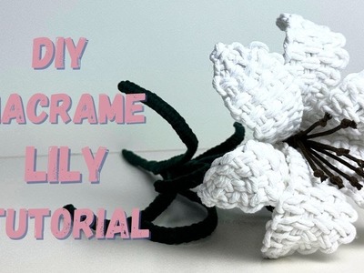 How to Make a Beautiful Macrame Lily A Step by Step Tutorial