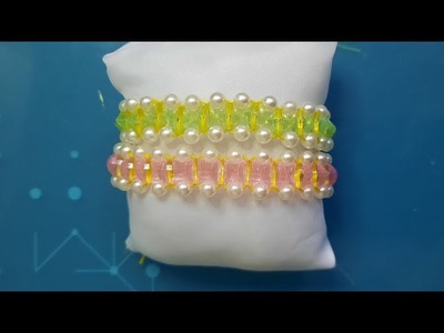 How to make a beautiful pearl bracelet