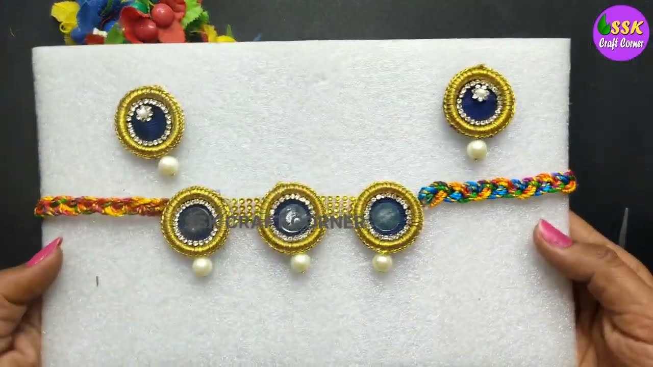 How to make a earring at home | How to make jewelry 2023
