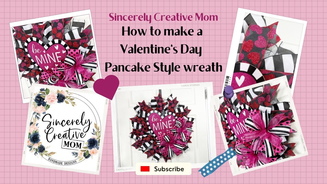 How to make a Pancake Wreath for Valentine's Day