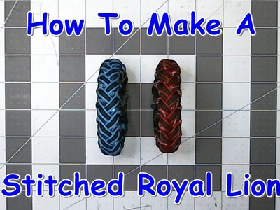 How To Make A Stitched Royal Lion (Deep Cut)