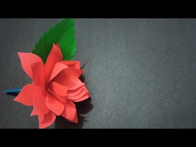 How to Make an Amazing Paper Flower| Home Decor Idea| #homedecore#craftswithpaper#flowermakingeasy