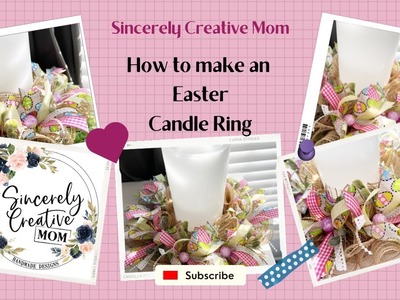 How to make an Easter Candle Ring