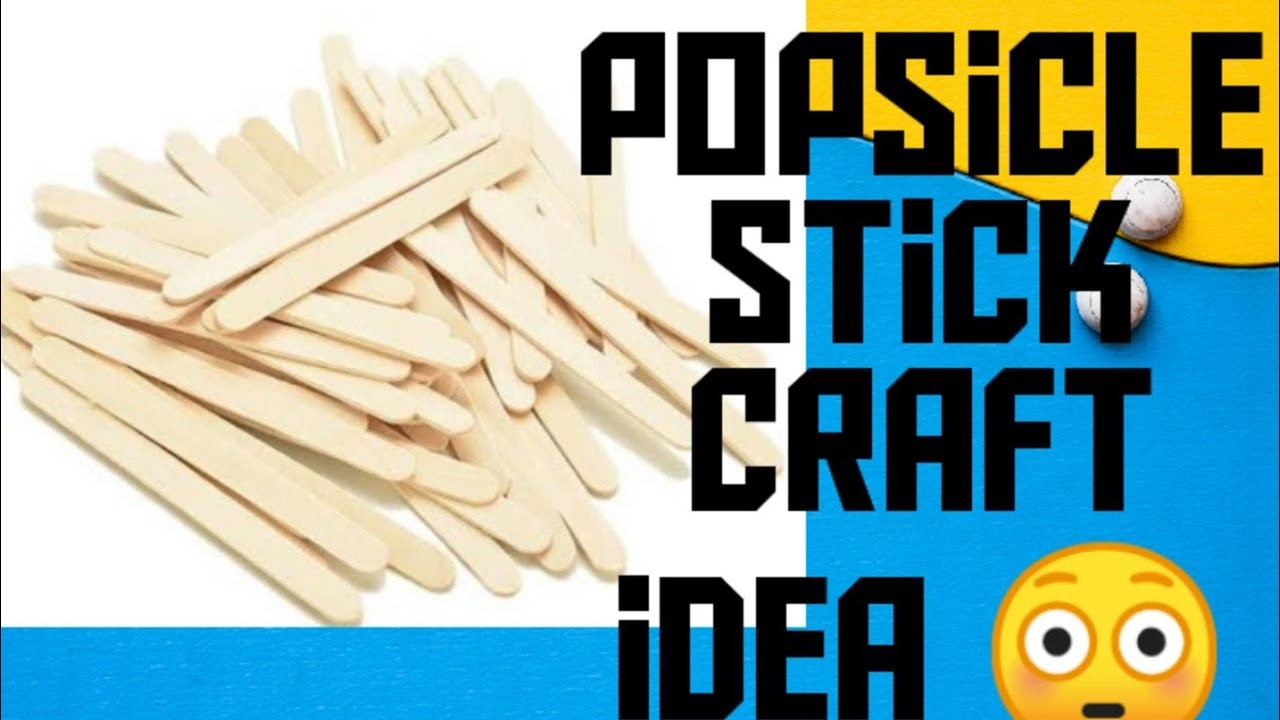 How to make easy craft from Ice cream stick | Room decor idea | ice cream stick flower vase