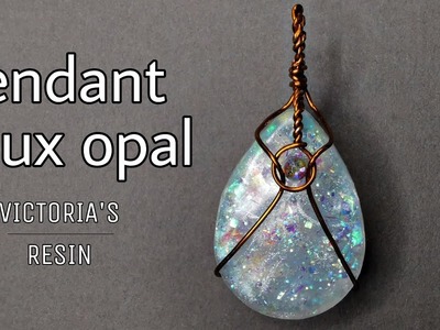 How to make faux opal with resin. new technology