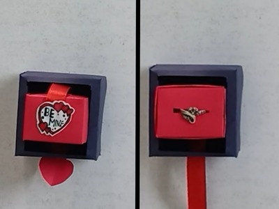How To Make Ring Box | Propose Day Gift | DIY Propose Day Gift Ideas |  Rotating Ring Box
