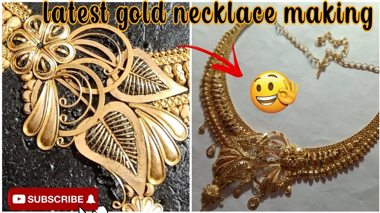 How to make this latest gold necklace. making of the latest gold necklace. 3 February 2023